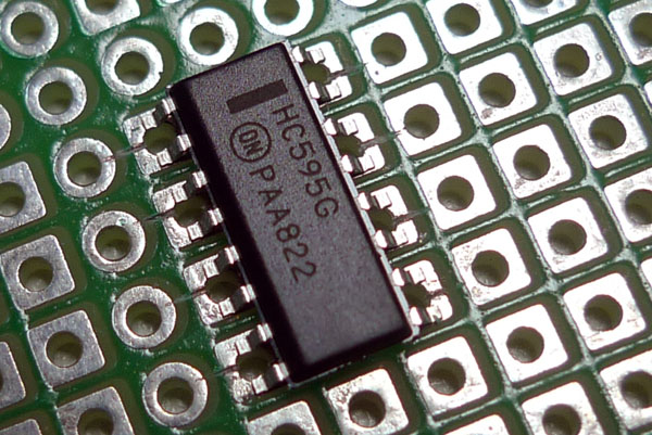 SOIC on a veroboard