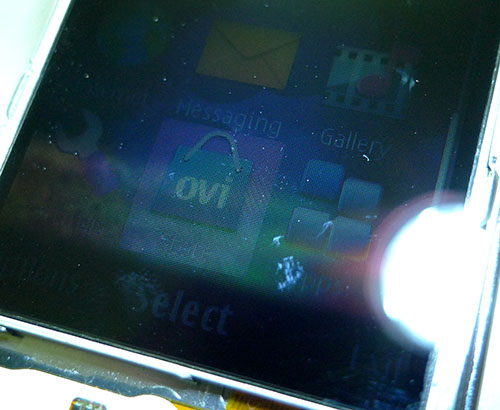 Photo of the Nokia 7230 LCD