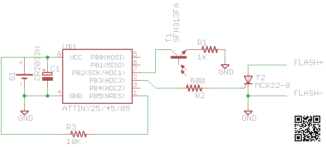 slave flash schematic