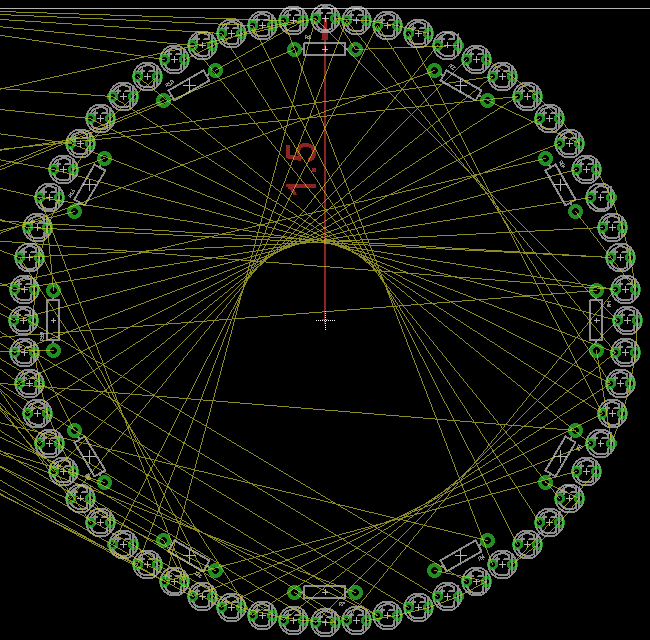Ringo3 PCB with laid out resistors