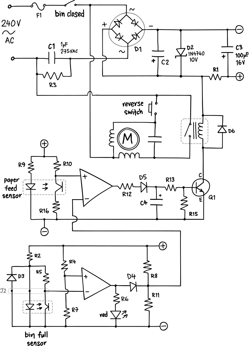 Schematic for the DS-3000