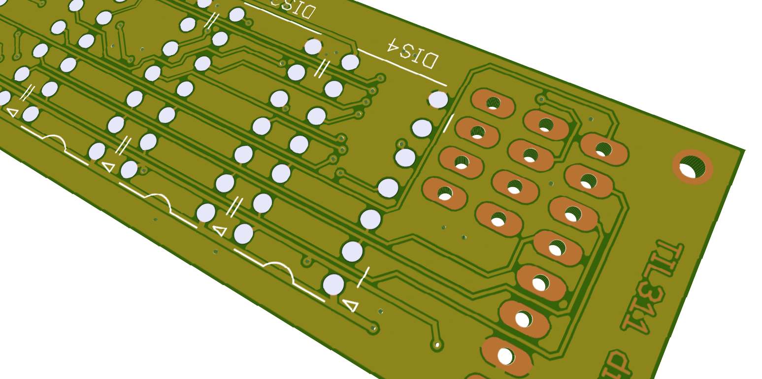 3D rendering of the PCB, for comparison