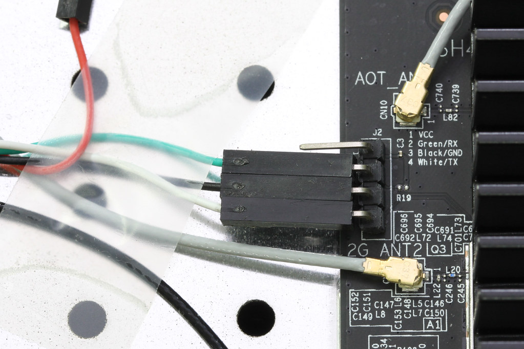 serial connection to the AX3600