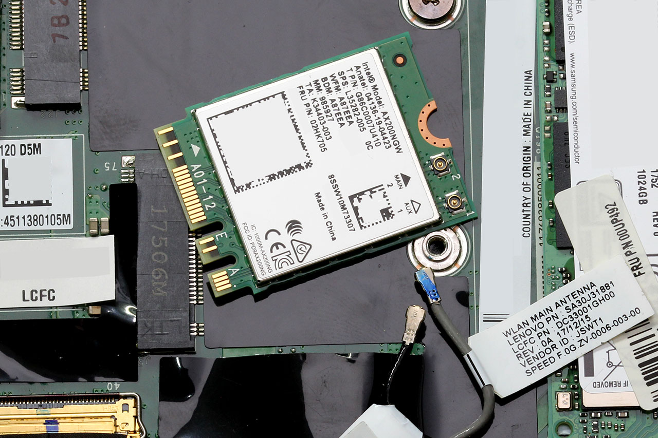 installing the Intel AX200NGW WiFi 6 card