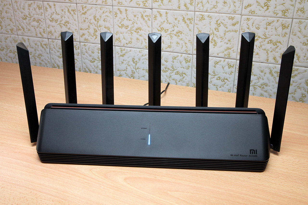 the Xiaomi AX3600 wireless router