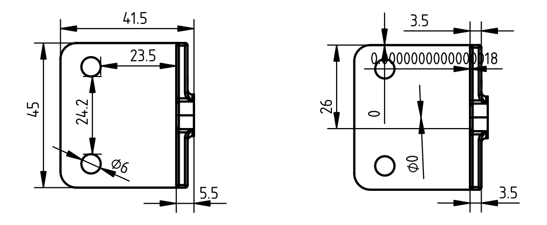 TechDraw view depicting 2D drawings of the part with annotated dimensions, before and after modifications